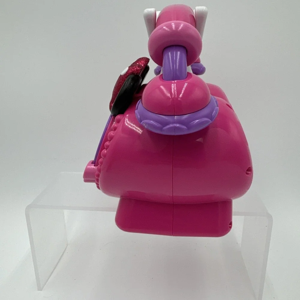 Disney Junior Minnie Mouse Ring Me Rotary Phone Pink Lights &‎ Sounds